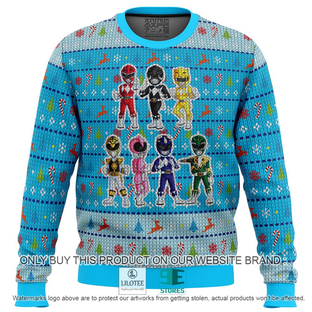 Mighty Morphin Chibis Power Rangers Christmas Sweater - LIMITED EDITION 11