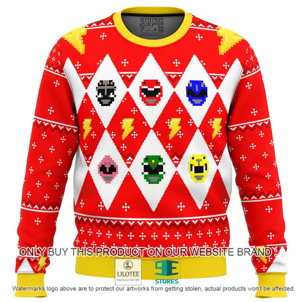Mighty Morphin Power Rangers Christmas Sweater - LIMITED EDITION 11