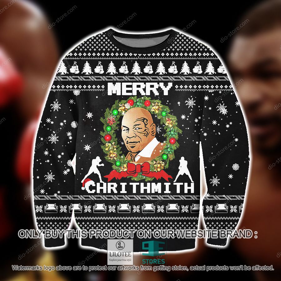 Mike Tyson Merry Chrithmith Knitted Wool Sweater - LIMITED EDITION 32