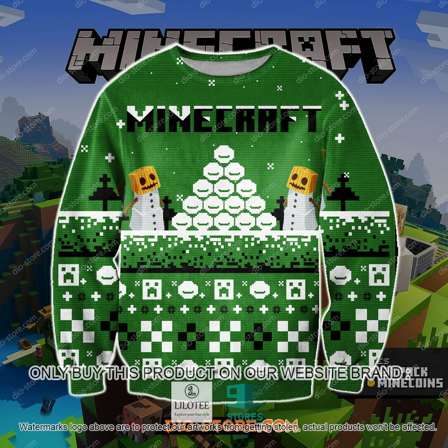 Minecraft Game Knitted Wool Sweater - LIMITED EDITION 9