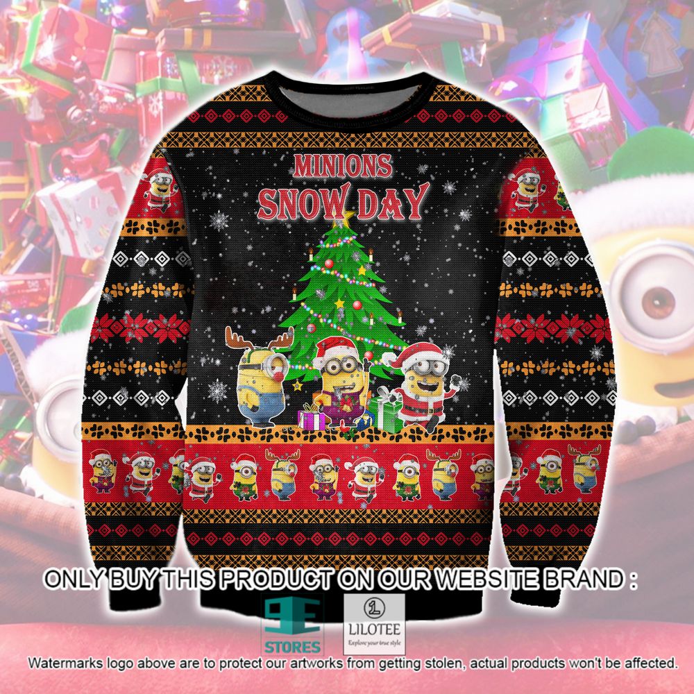 Minions Snow Day Christmas Ugly Sweater - LIMITED EDITION 20