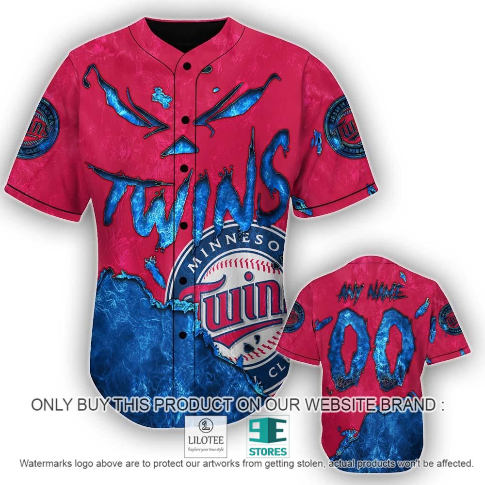 Minnesota Twins Blood Personalized Baseball Jersey - LIMITED EDITION 11