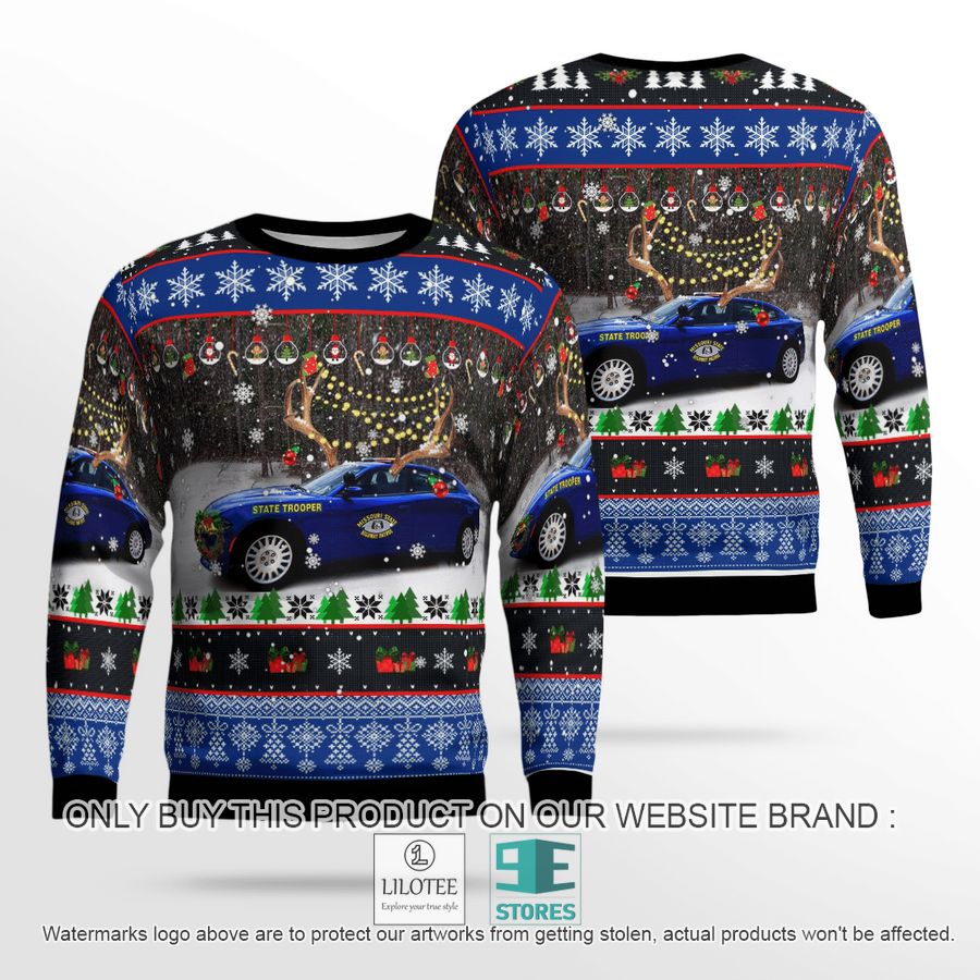 Missouri State Highway Patrol Christmas Sweater - LIMITED EDITION 18