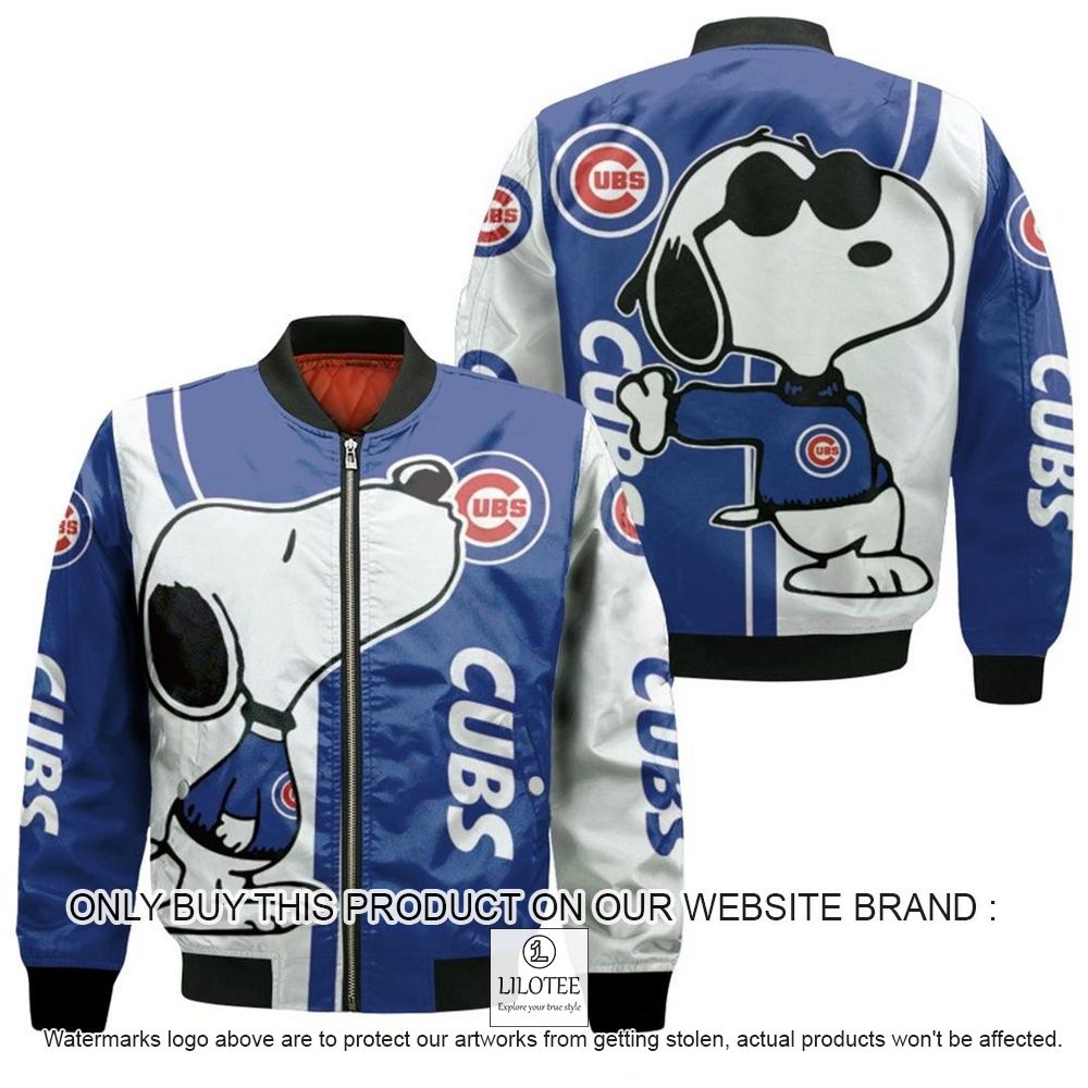 MLB Chicago Cubs Snoopy Bomber Jacket - LIMITED EDITION 10