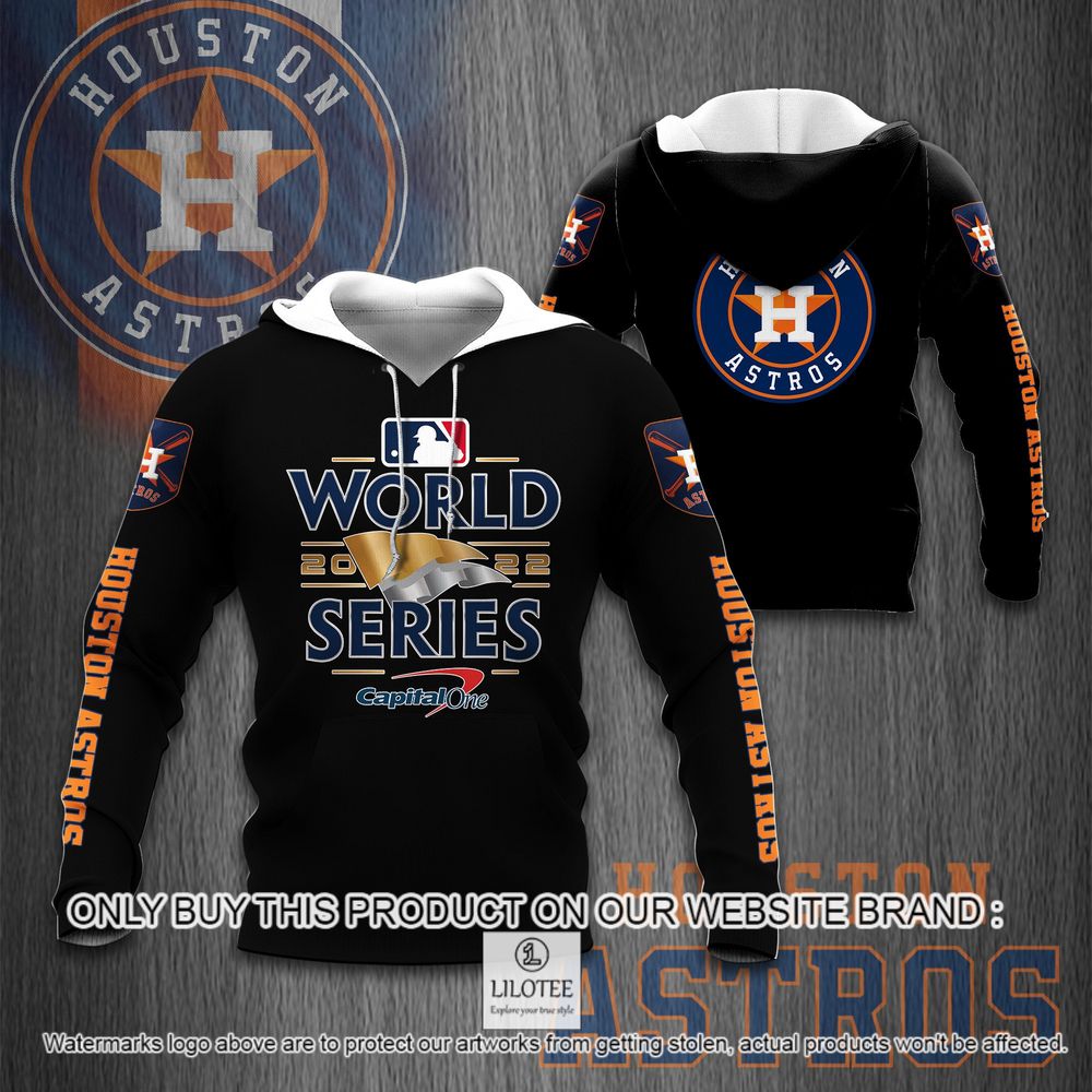 MLB Houston Astros World 2022 Series Black 3D Hoodie, Shirt - LIMITED EDITION 9