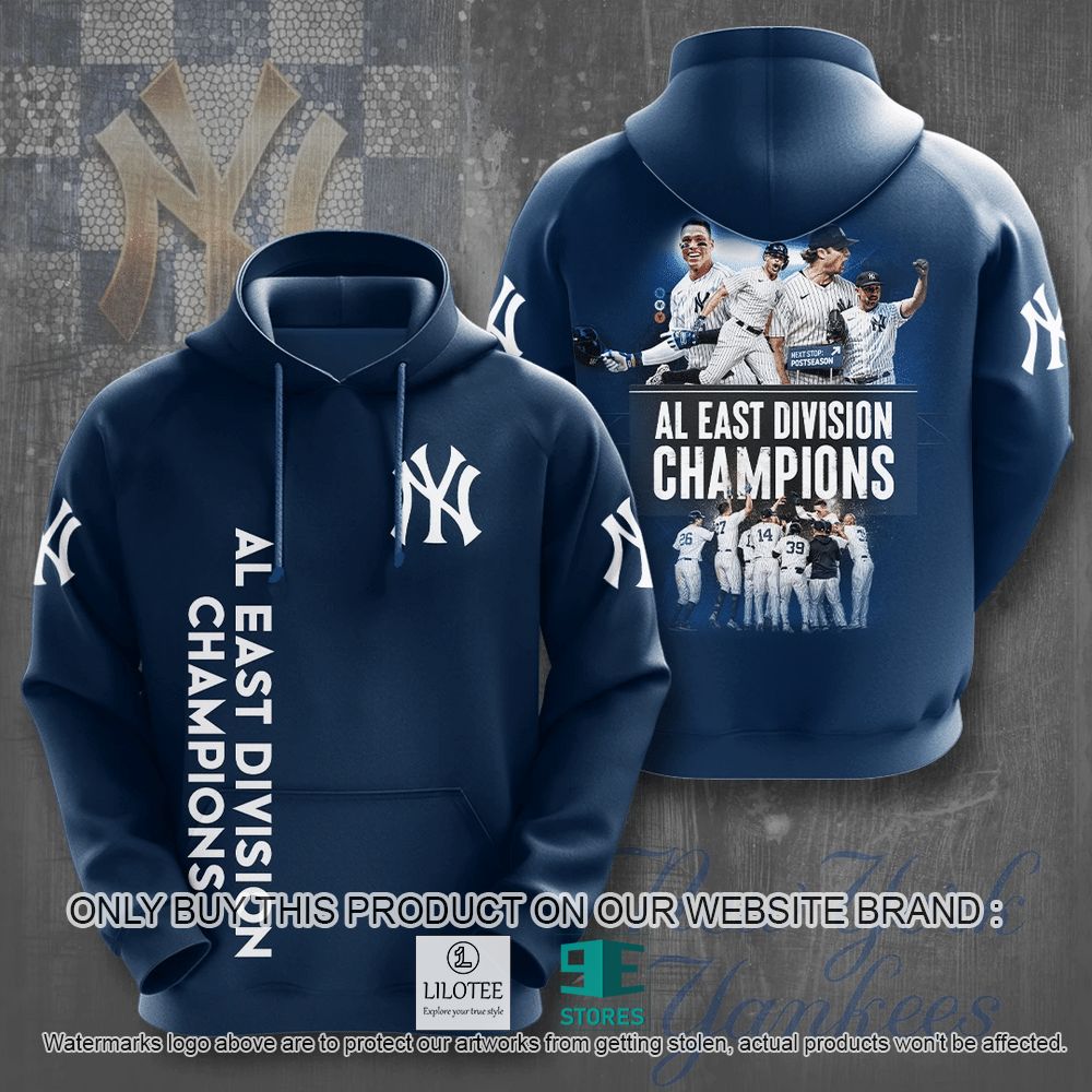MLB New York Yankees Al East Division Champions 3D Hoodie, Shirt - LIMITED EDITION 7