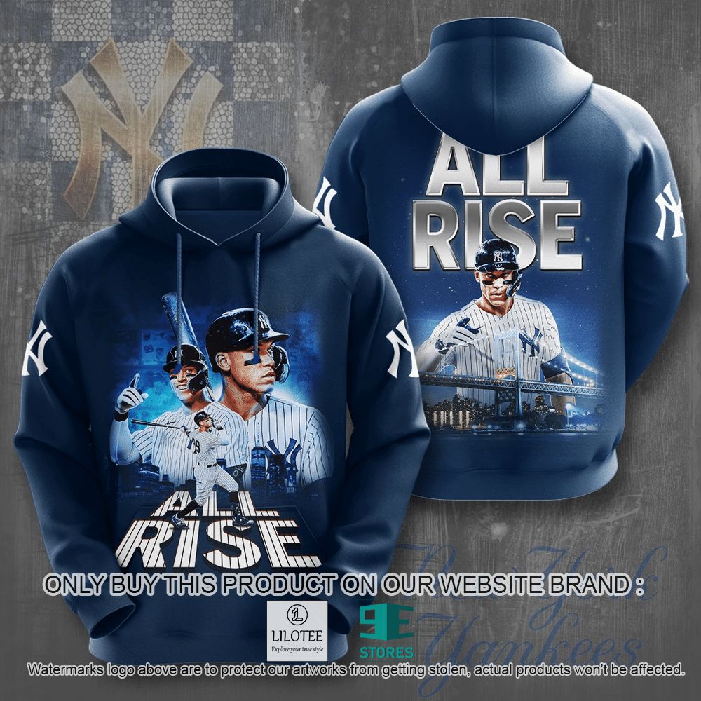MLB New York Yankees All Rise 3D Hoodie, Shirt - LIMITED EDITION 6