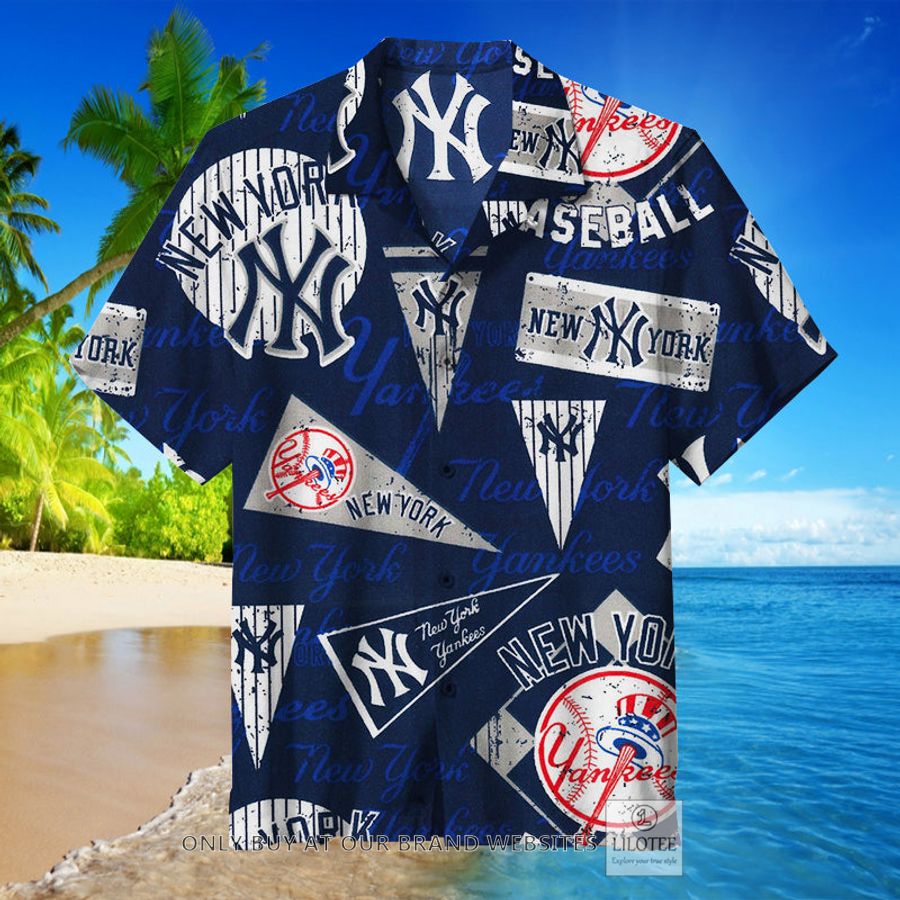 MLB New York Yankees Logo Hawaiian Shirt - LIMITED EDITION 8