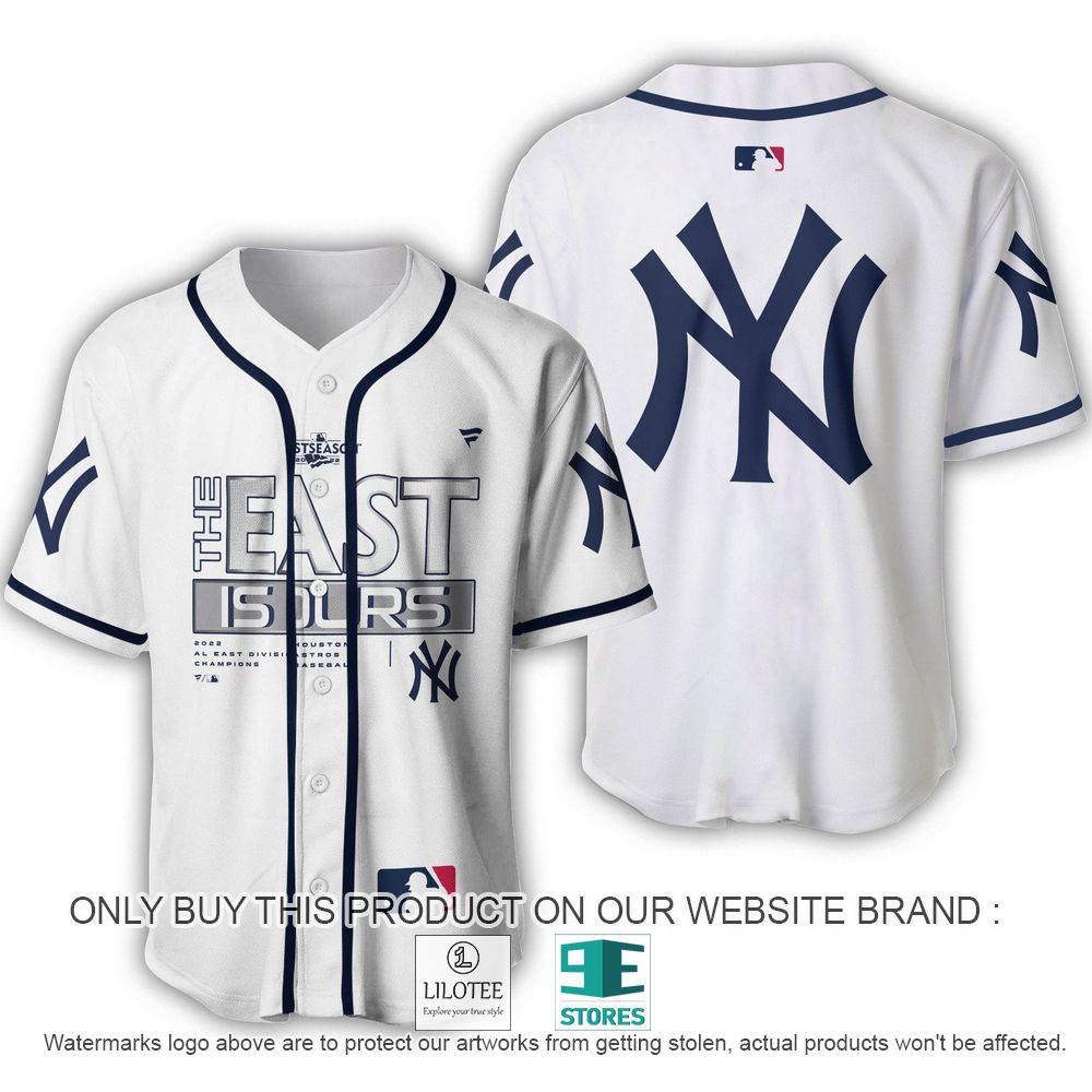 MLB New York Yankees The East Is Ours White Baseball Jersey - LIMITED EDITION 9
