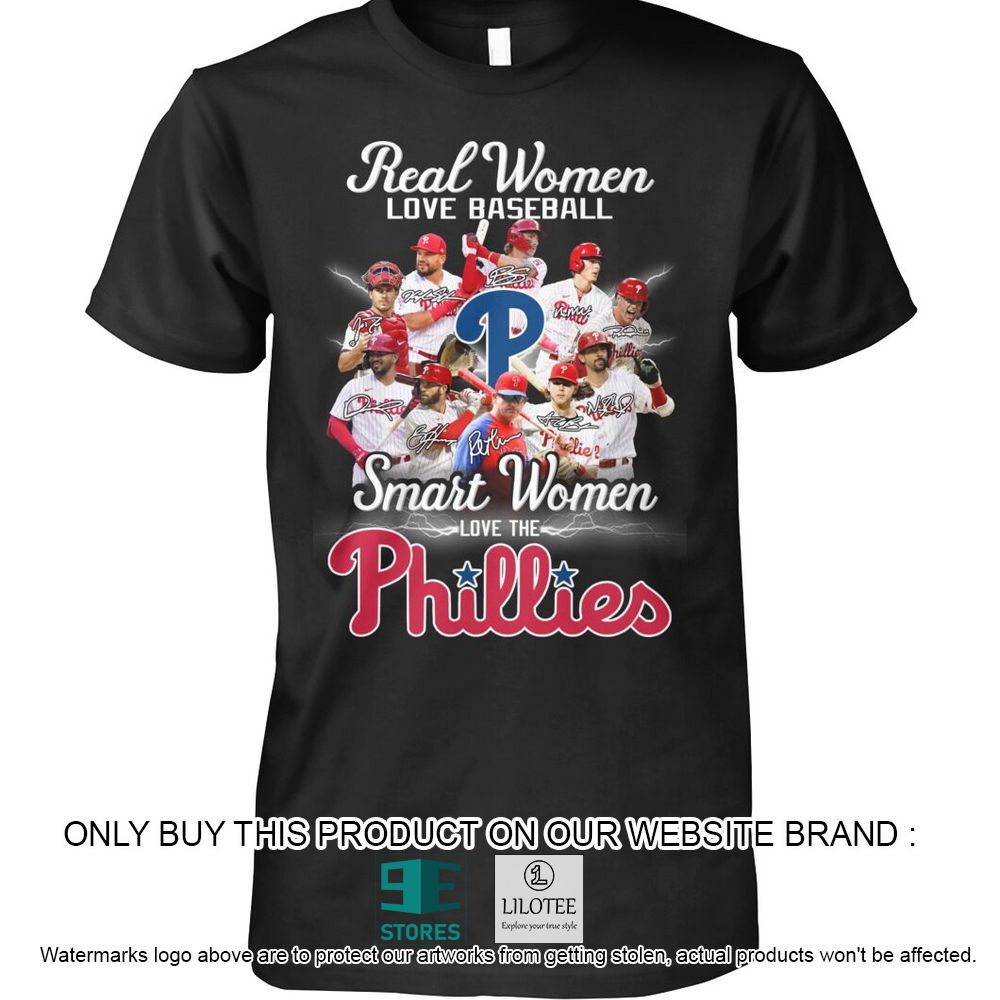 MLB Philadelphia Phillies Real Women Love Baseball Hoodie, Shirt - LIMITED EDITION 23