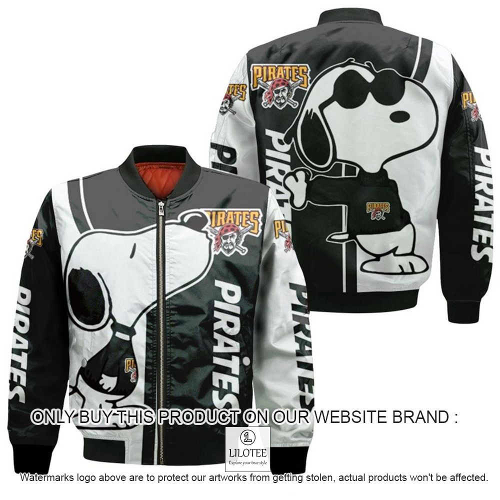 MLB Pittsburgh Pirates Snoopy Bomber Jacket - LIMITED EDITION 10