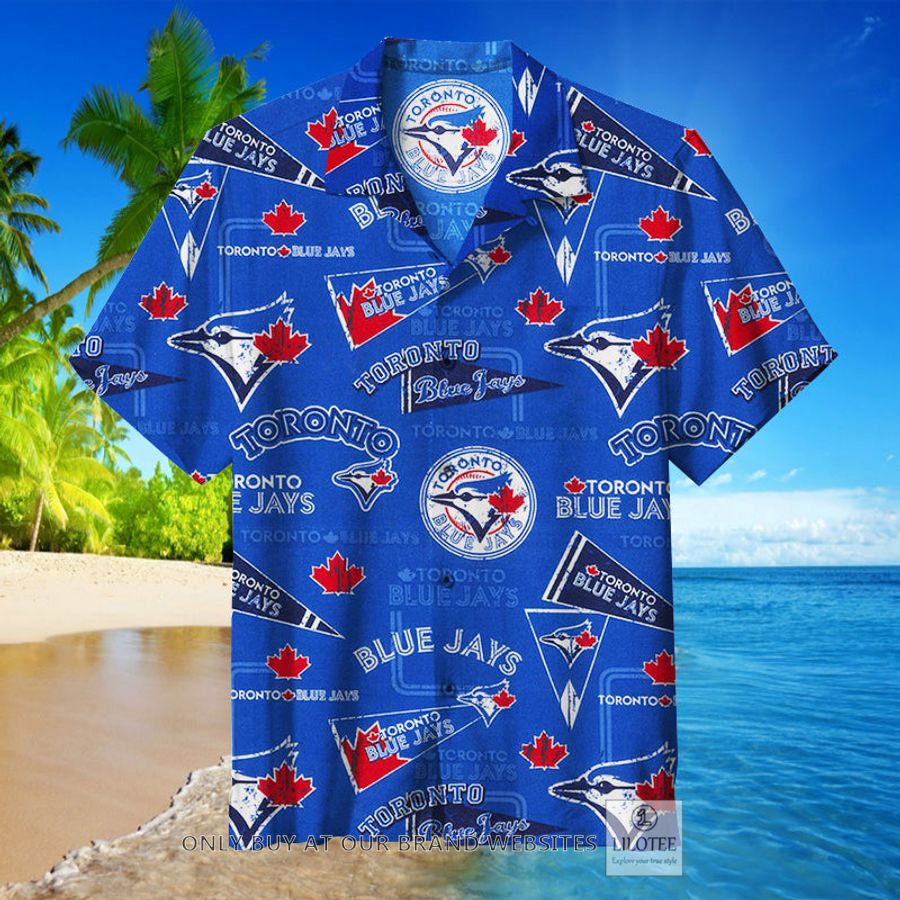 MLB Toronto Blue Jays Logo Hawaiian Shirt - LIMITED EDITION 9