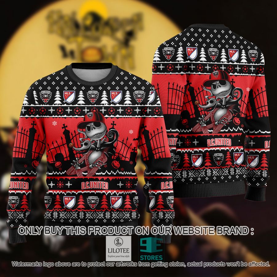 MLS Jack Skellington D.C. United Ugly Christmas Sweater - LIMITED EDITION 9