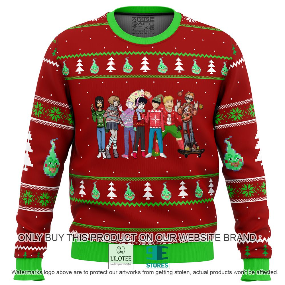 Mob Psycho 100 Holiday Anime Ugly Christmas Sweater - LIMITED EDITION 11