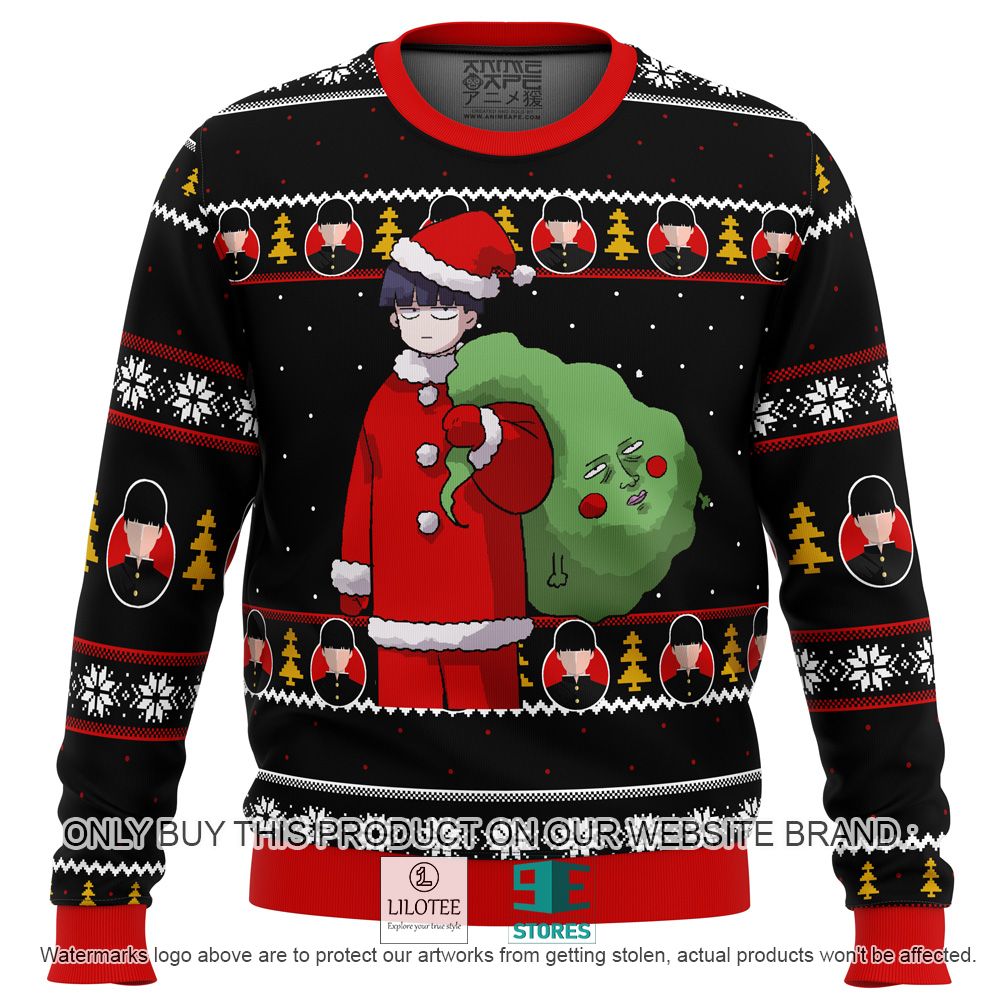 Mob Psycho 100 Santa Anime Ugly Christmas Sweater - LIMITED EDITION 10