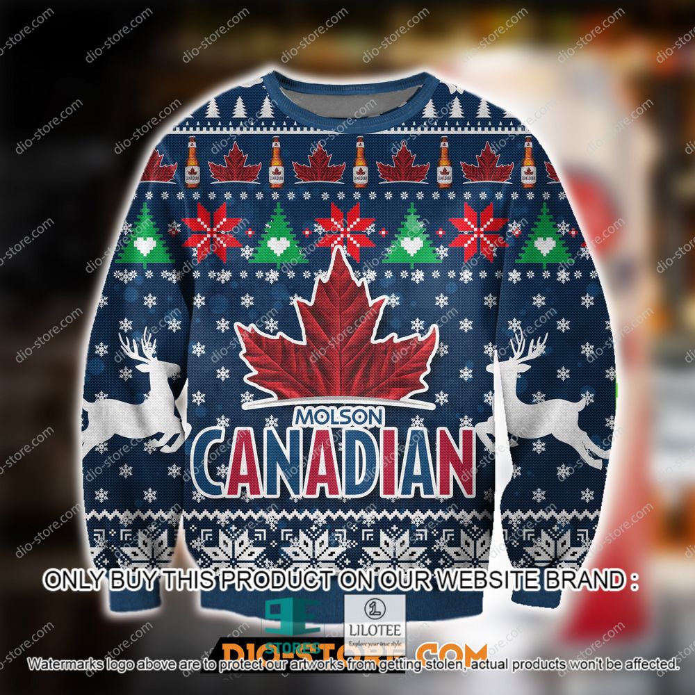 Molson Canadian Beer Christmas Ugly Sweater - LIMITED EDITION 10