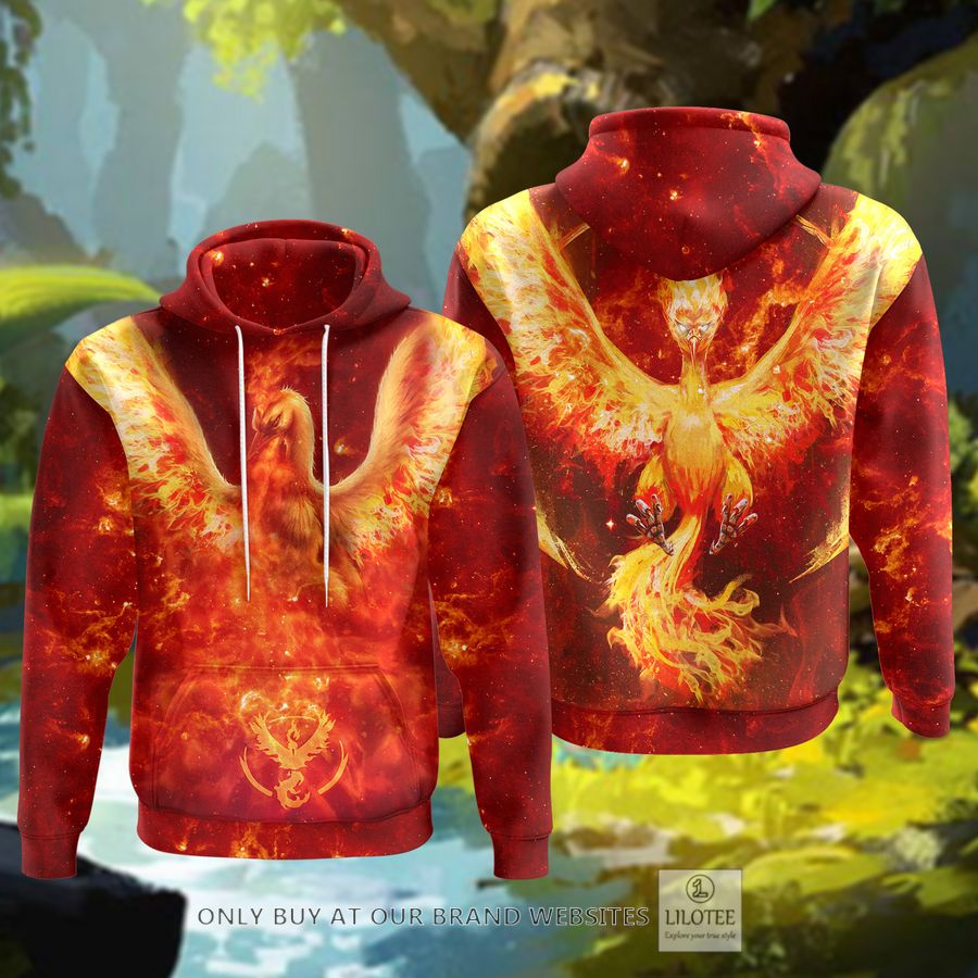Moltres Team Valor 3D Hoodie - LIMITED EDITION 7