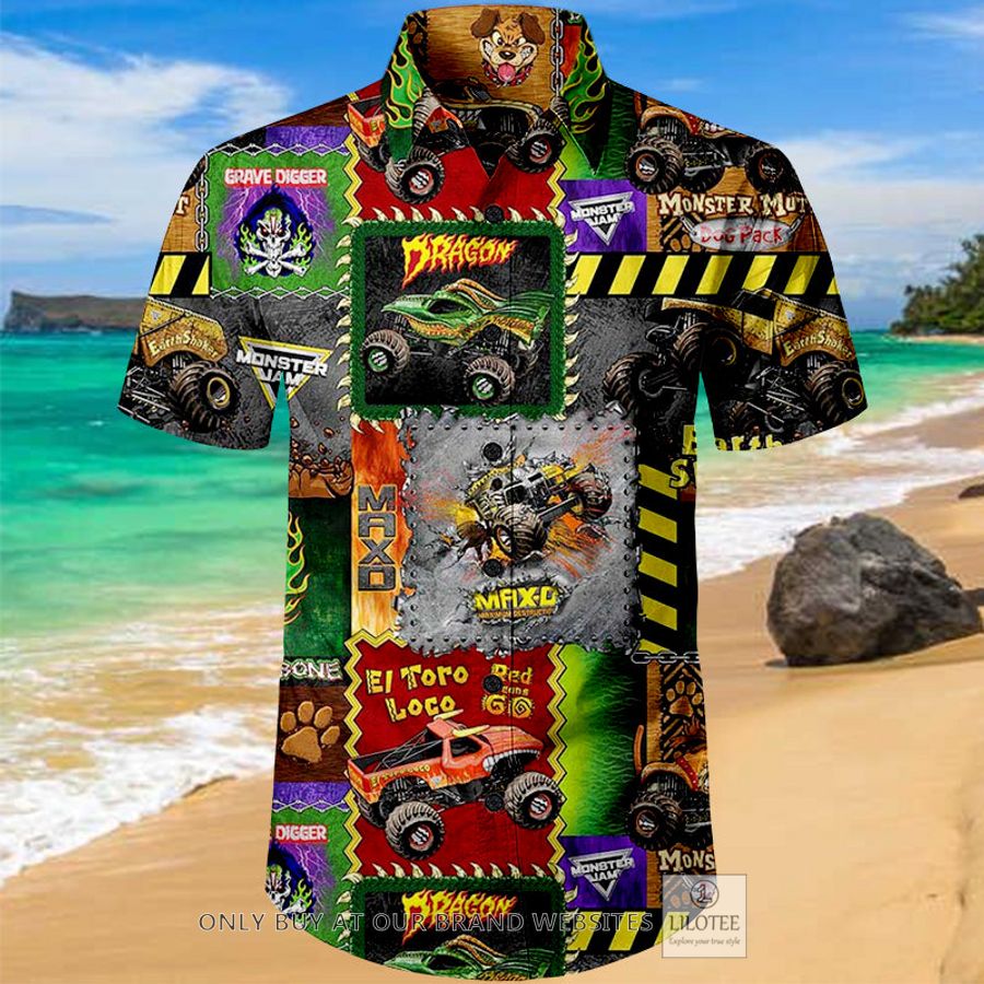 Monster Jam Monster Truck Hawaiian Shirt - LIMITED EDITION 8