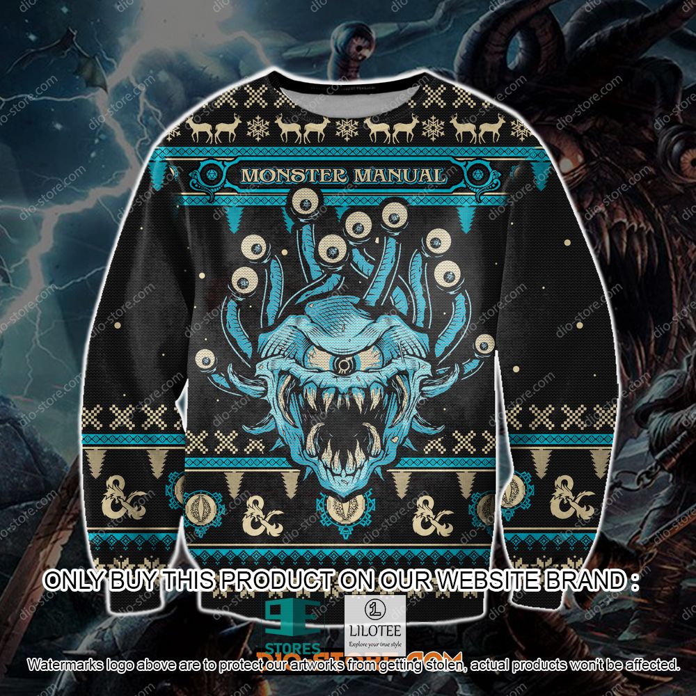 Monster Manual Game Monster Ugly Christmas Sweater - LIMITED EDITION 10