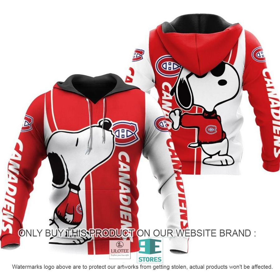 Montreal Canadiens Snoopy Hoodie 9