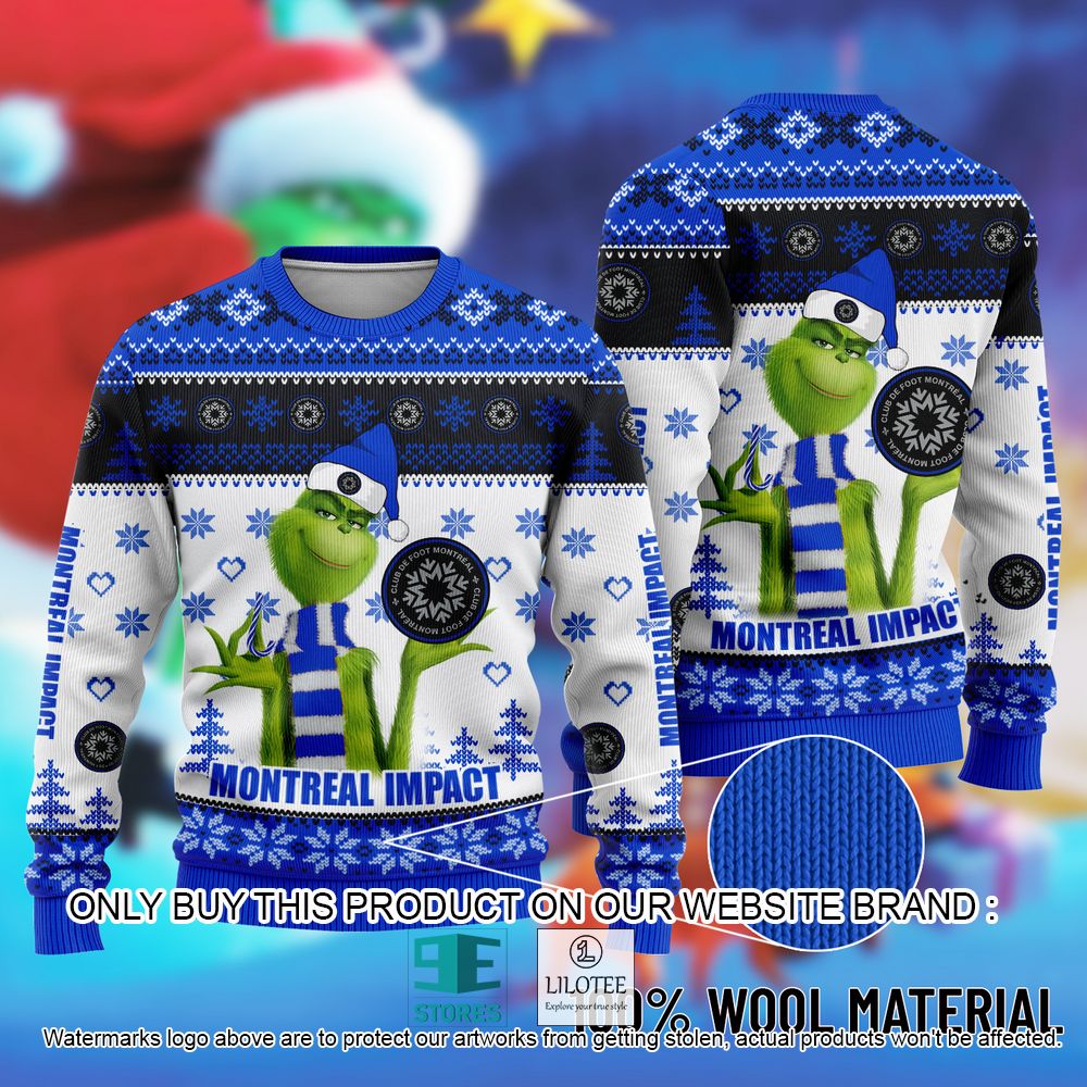 Montreal Impact The Grinch Christmas Ugly Sweater - LIMITED EDITION 10