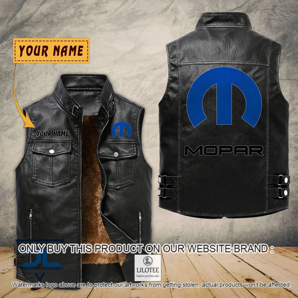 Mopar Custom Name Sleeveless Velet Vest Jacket - LIMITED EDITION 6