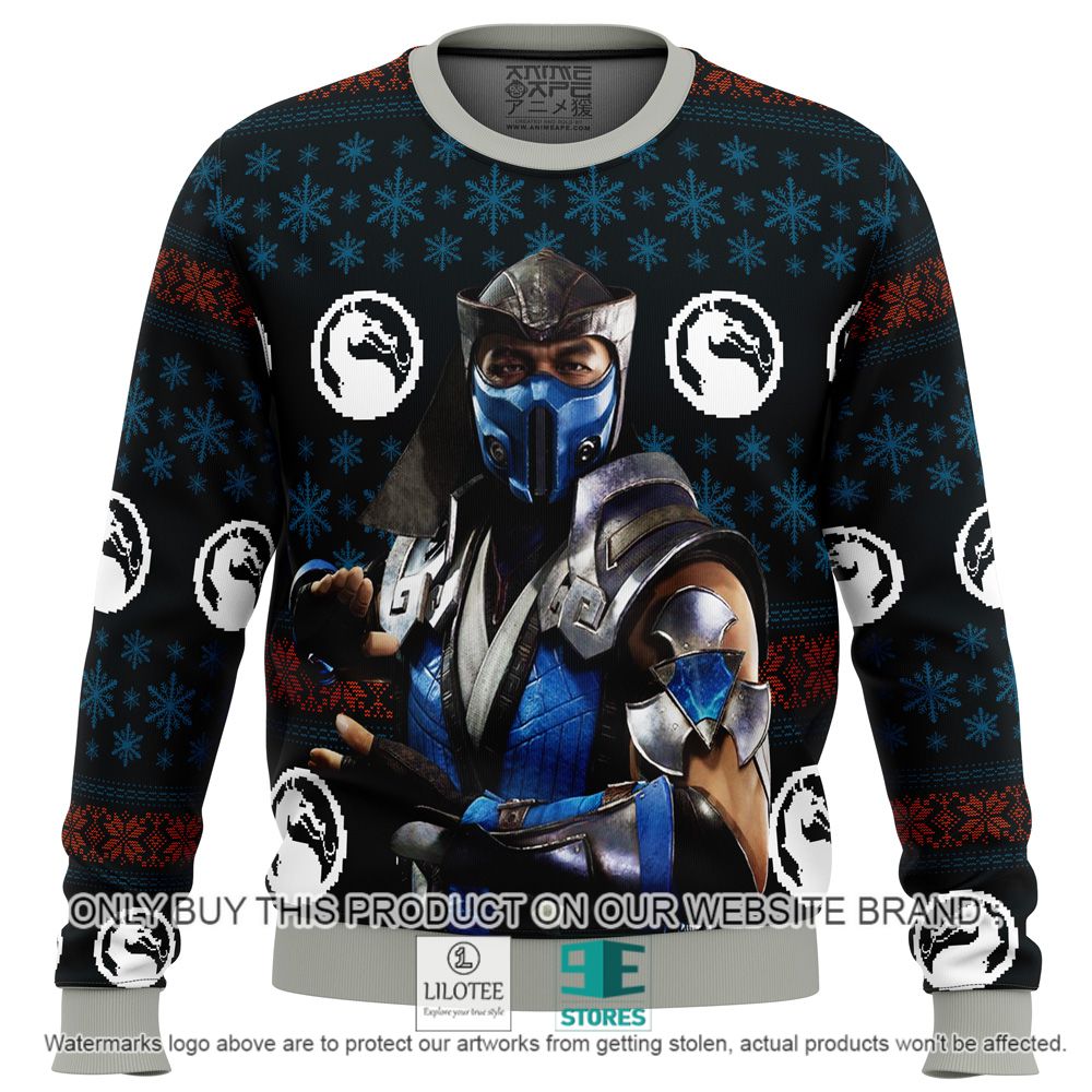 Mortal Kombat Sub Zero Christmas Sweater - LIMITED EDITION 11
