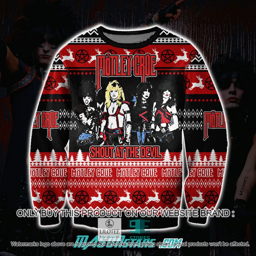 Motley Crue Shout At The Devil Knitted Wool Sweater - LIMITED EDITION 9