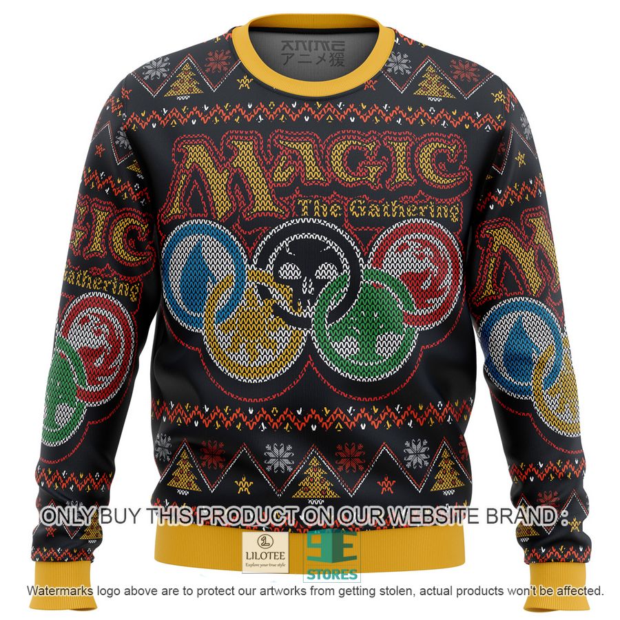 Mtg Magic The Gathering Knitted Wool Sweater 40