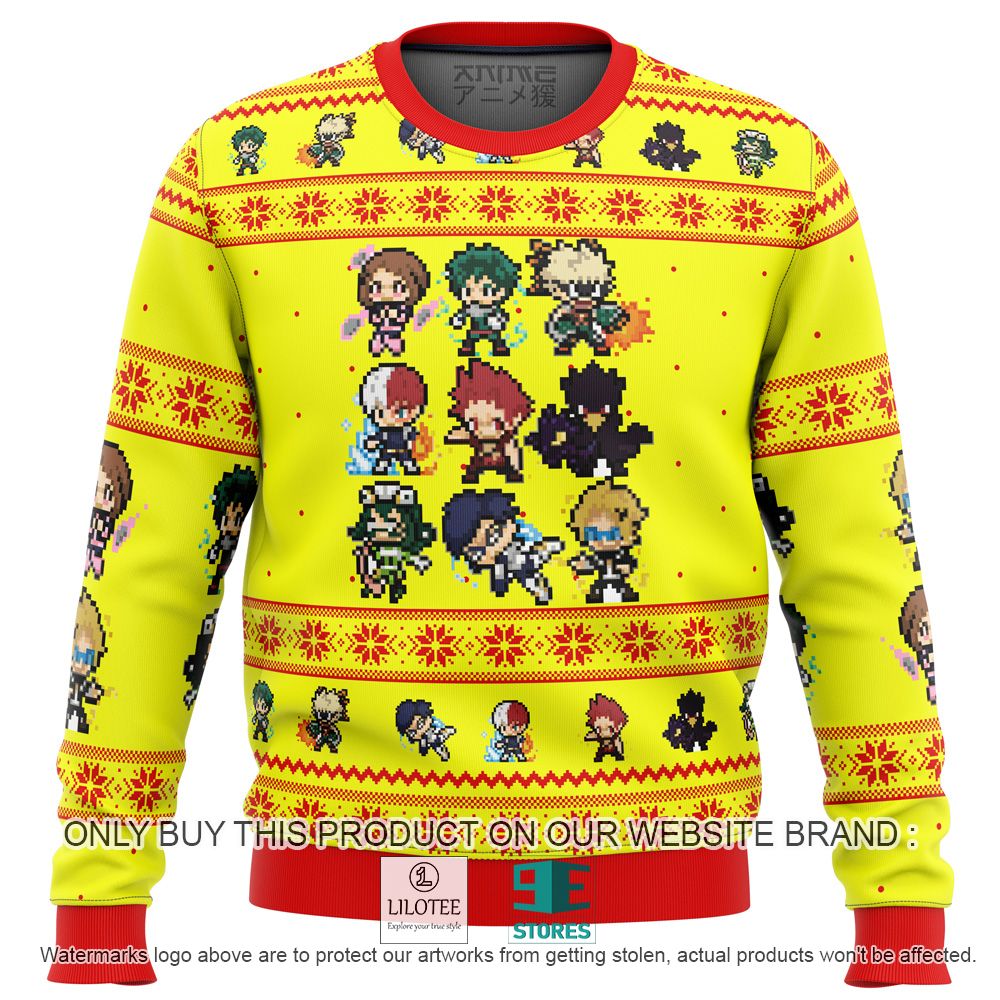 My Hero Academia Boku No Students Anime Ugly Christmas Sweater - LIMITED EDITION 10