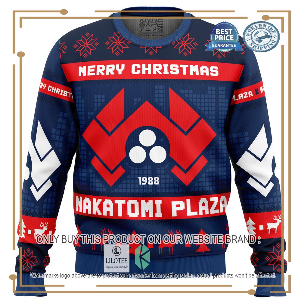Nakatomi Plaza Die Hard Ugly Christmas Sweater - LIMITED EDITION 10