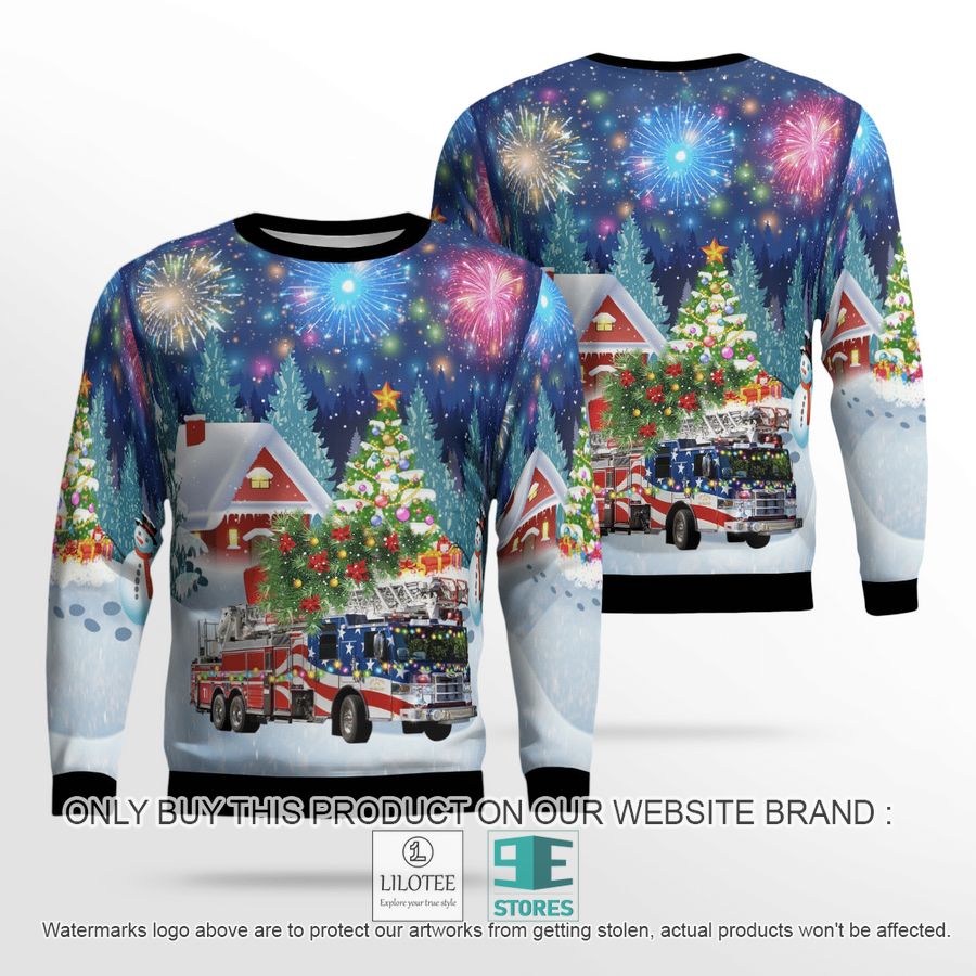 Napa Fire Department Christmas Sweater - LIMITED EDITION 18