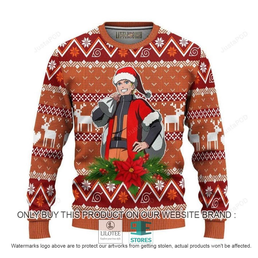 Naruto Santa Claus Ugly Christmas Sweater - LIMITED EDITION 3