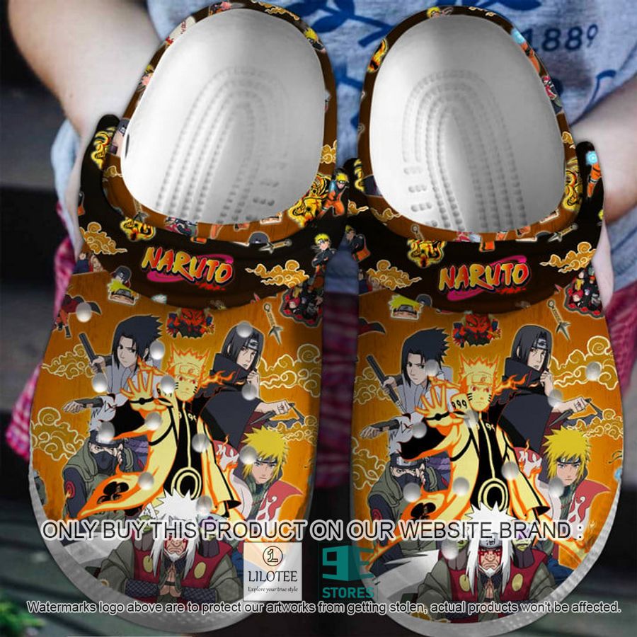 Naruto Sasuke Itachi Minato Jiraiya Crocs Crocband Shoes - LIMITED EDITION 9