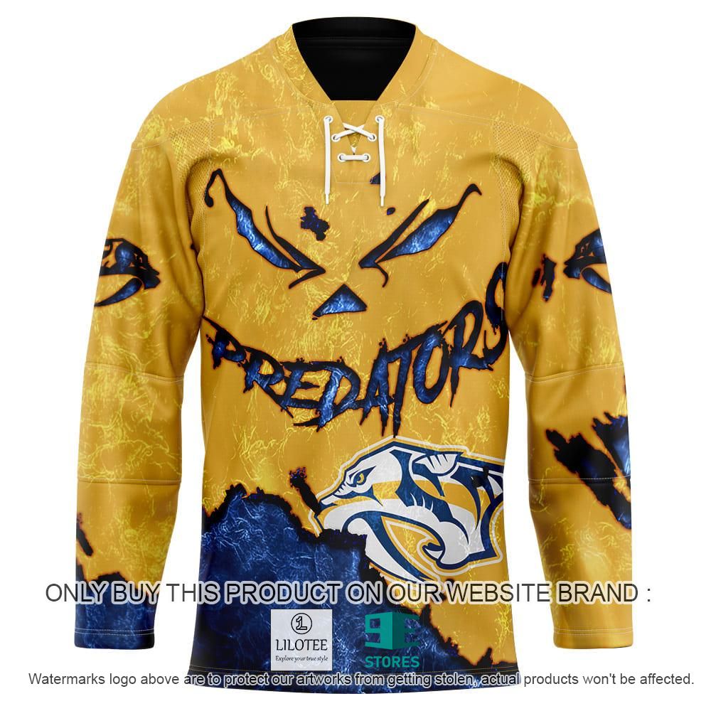 Nashville Predators Blood Personalized Hockey Jersey Shirt - LIMITED EDITION 21