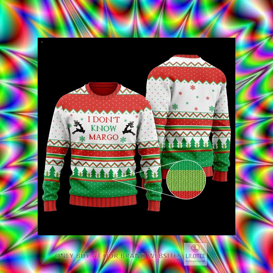 National Lampoon's Christmas Vacation I don't know Margo Wool Sweater 3 National Lampoon's Christmas Vacation I don't know Margo Wool Sweater - Image 3