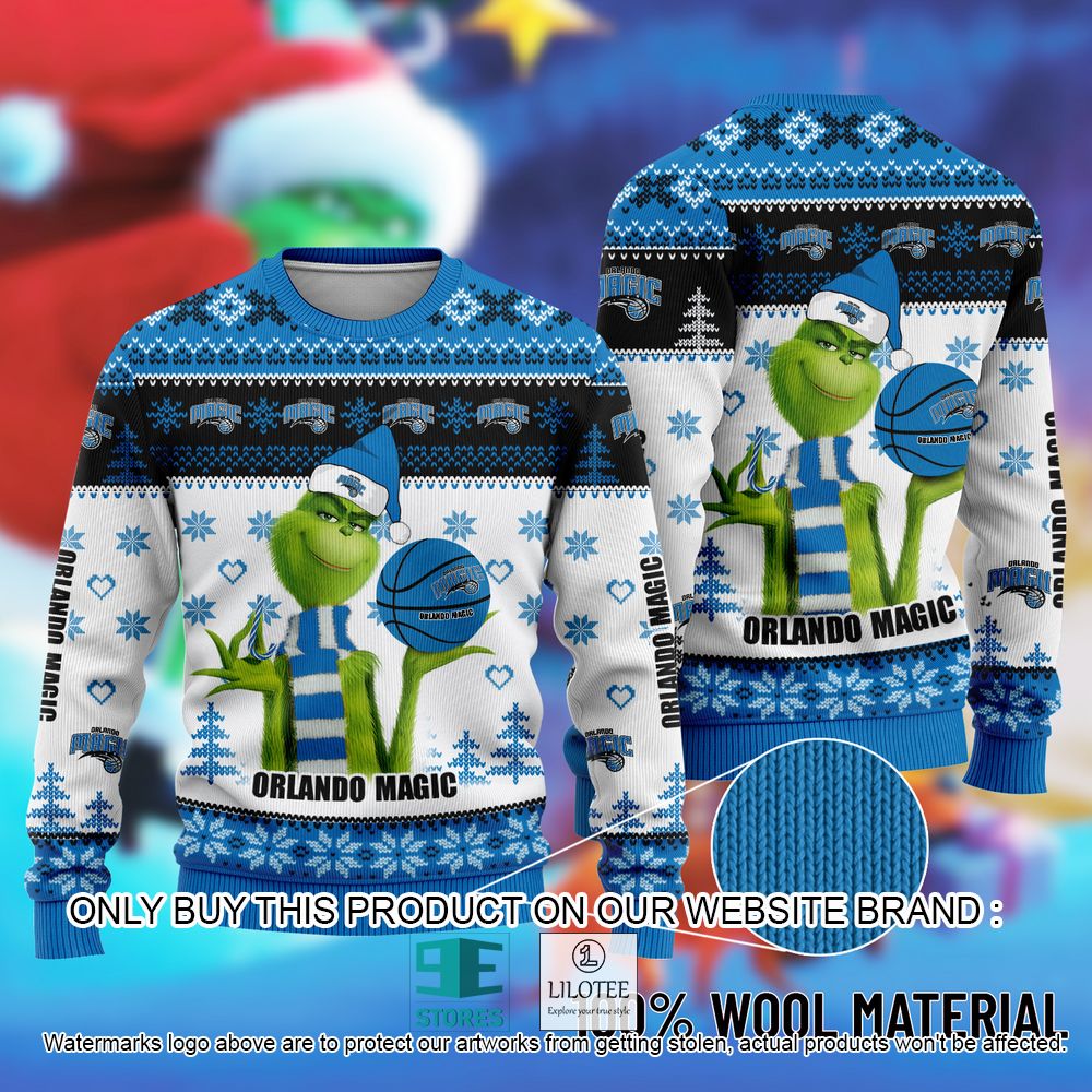 NBA Orlando Magic The Grinch Christmas Ugly Sweater - LIMITED EDITION 11