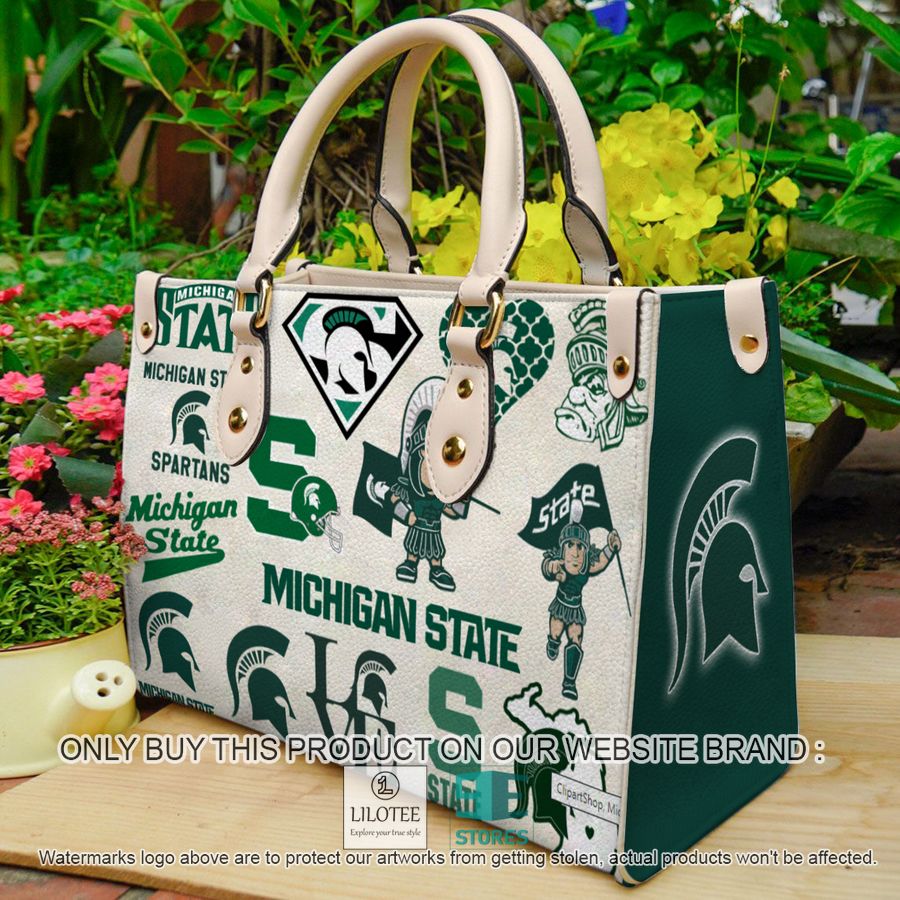 NCAA Michigan State Spartans Leather Bag - LIMITED EDITION 3