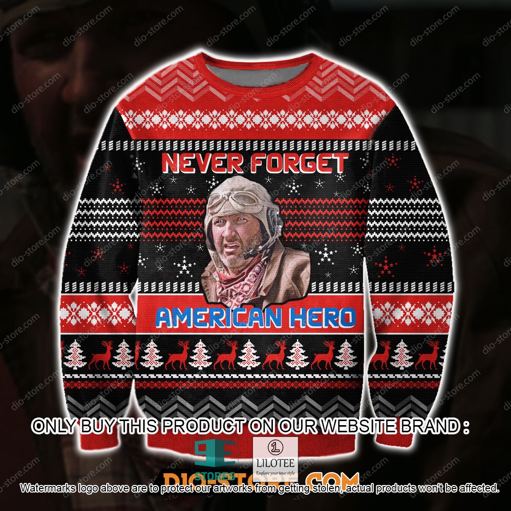 Never Forget American Hero Ugly Christmas Sweater - LIMITED EDITION 11