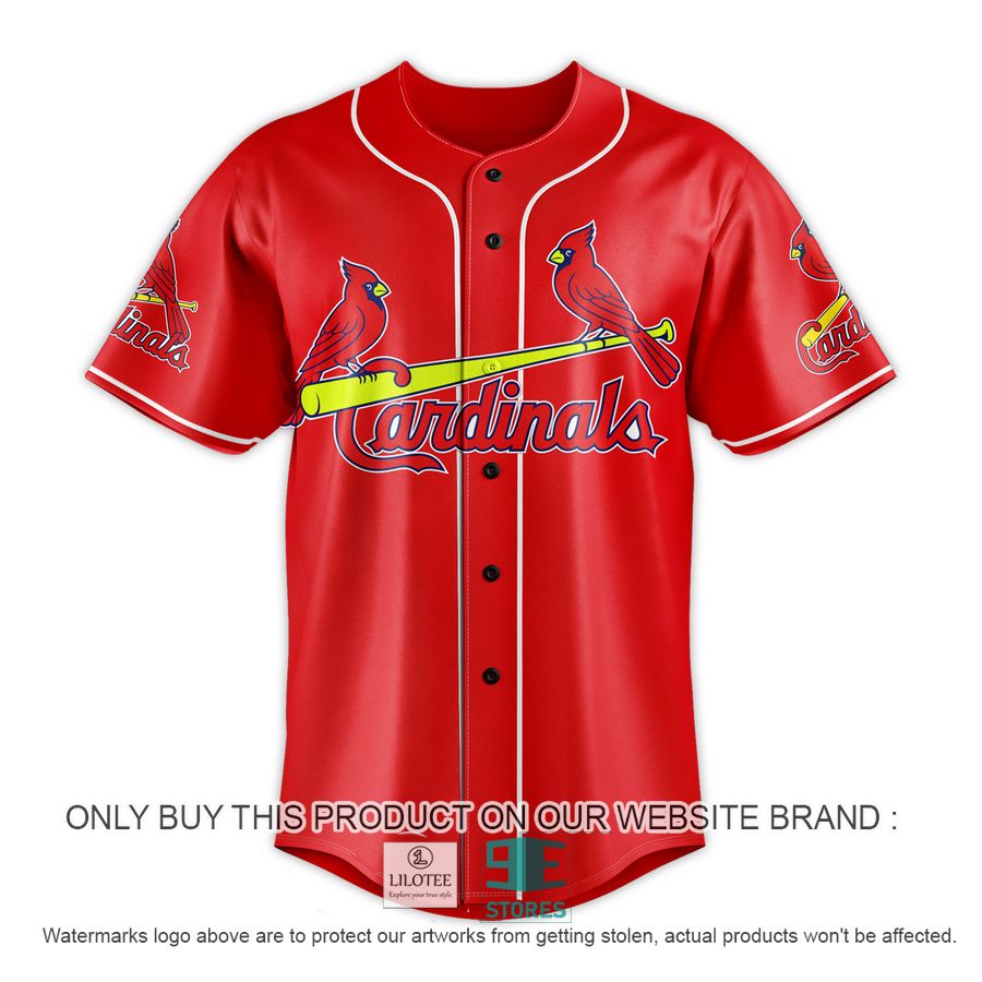 Alternative view of Never underestimate A woman who understands baseball and loves Cardinals Baseball Jersey