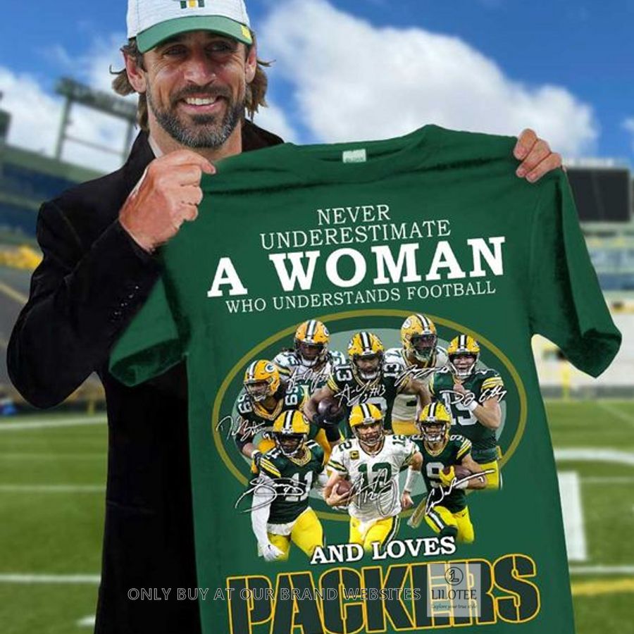Never underestimate a woman who understands football and loves Packers 2D Shirt, Hoodie 8
