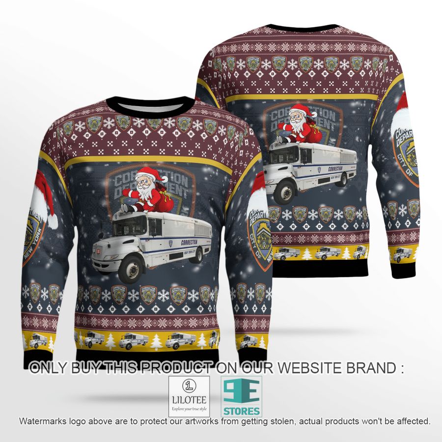 New York City Department Of Correction Christmas Sweater - LIMITED EDITION 19