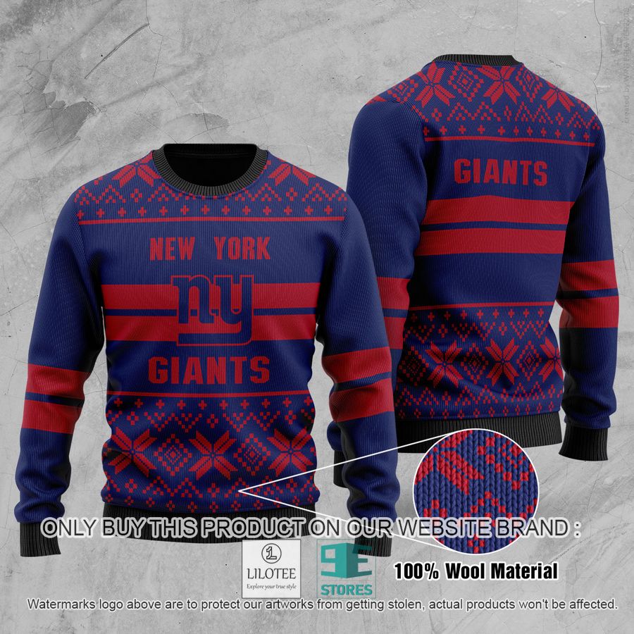 New York Giants NFL Team Ugly Chrisrtmas Sweater - LIMITED EDITION 4
