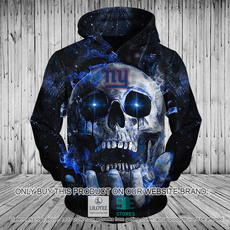 New York Giants Skull Place On Hand 3D Hoodie, Zip Hoodie - LIMITED EDITION 8
