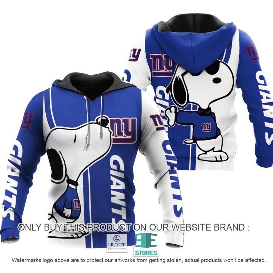 New York Giants Snoopy Hoodie 8