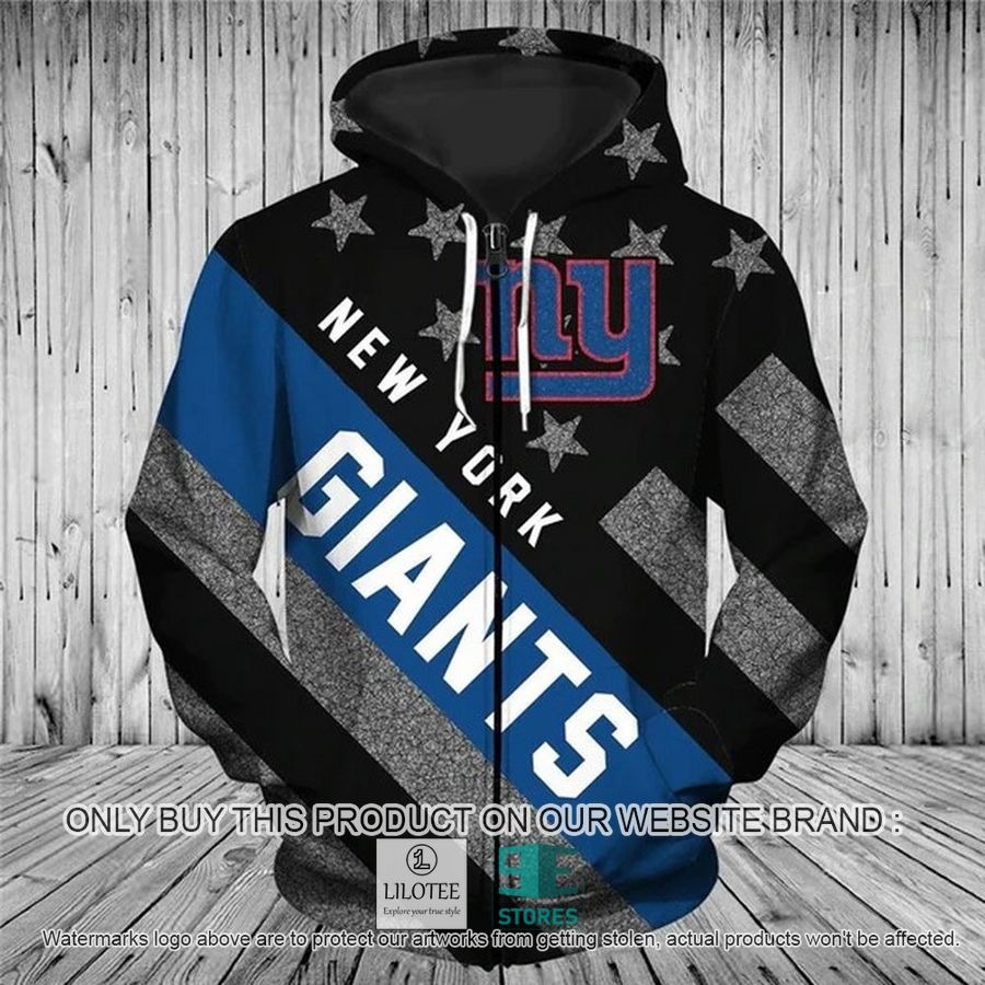 New York Giants United States Flag black 3D Hoodie, Zip Hoodie - LIMITED EDITION 8