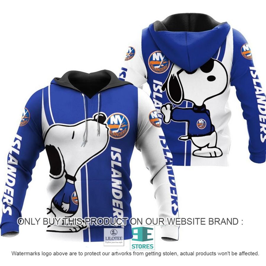 New York Islanders Snoopy Hoodie 8
