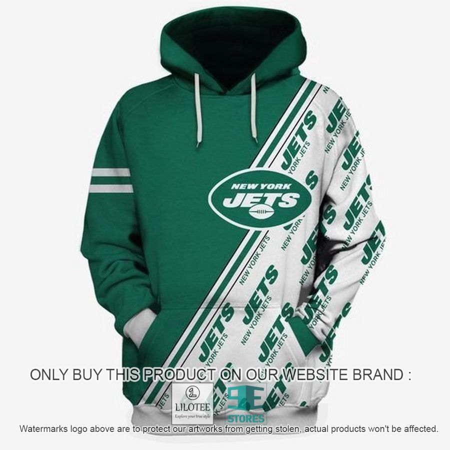 New York Jets Football Many Logo 3D Hoodie, Zip Hoodie - LIMITED EDITION 9