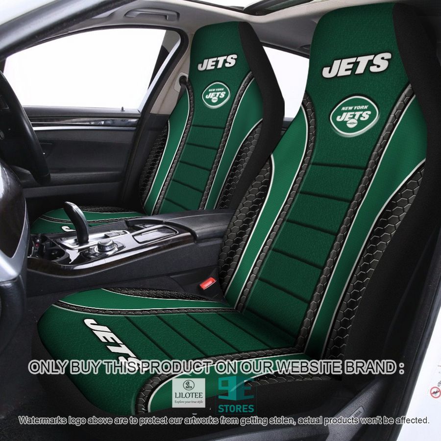 New York Jets Green Car Seat Covers 8