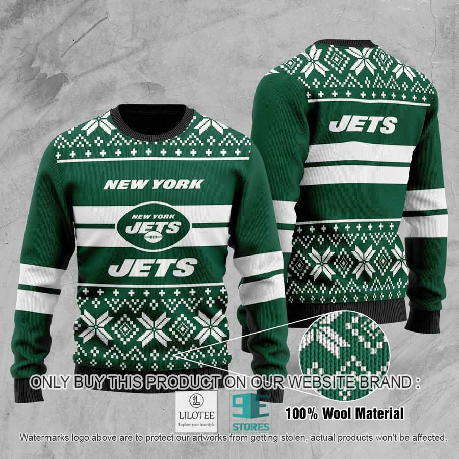 New York Jets NFL Team Ugly Chrisrtmas Sweater - LIMITED EDITION 9
